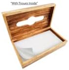 Modern Decorative Kleenex Box Cover – Wood Tissue Box Holder for Kitchen, Dining Room, Office – Cube Tissue Box Cover, Cute Wooden Kleenex Holder, Fits Square Tissue Boxes