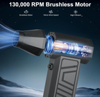 LEEPEE X3 Cordless Air Duster 130,000RPM High-Speed Mini Blower, 4-Gear Adjustable Power Turbo Jet Fan, Portable Dust Blower for Cleaning Electronics, Cars, Homes, and Outdoor Spaces