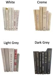 Colored Real Decorative Book Set - Decor Books for Book Shelf Decor, Home Decor for Shelves & Bookcases - Perfect for Book Decor, Decorative Books for Home Decor, & Books for Decor (Orange)