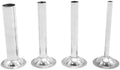 Hoypeyfiy 4Pcs #8 Sausage Stuffing Tubes, Stainless Steel Sausage Stuffer Kit for Meat Grinder Kitchenaid Plastic FGA Food Grinder