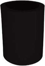 Blank Thick Foam Old School Can Cooler (4 Pack, Black)