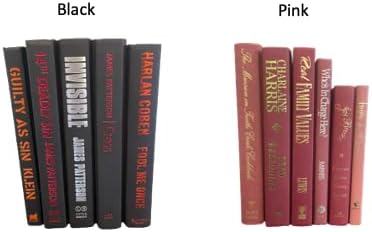 Colored Real Decorative Book Set - Decor Books for Book Shelf Decor, Home Decor for Shelves & Bookcases - Perfect for Book Decor, Decorative Books for Home Decor, & Books for Decor (Orange)