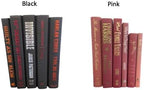 Colored Real Decorative Book Set - Decor Books for Book Shelf Decor, Home Decor for Shelves & Bookcases - Perfect for Book Decor, Decorative Books for Home Decor, & Books for Decor (Orange)