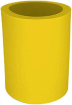 Blank Thick Foam Old School Can Cooler (6 Pack, Yellow)