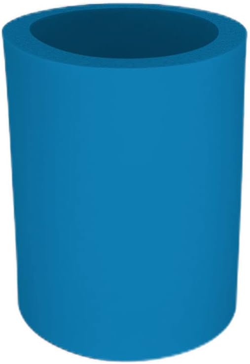 Blank Thick Foam Old School Can Cooler (Neon Blue)