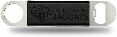 Rico Industries NFL Laser Engraved Bar Blade Faux Leather Laser Engraved Bar Blade - Great Beverage Accessory for Game Day
