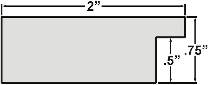 Craig Frames 20x26 Textured Grey Oak Picture Frame for Posters and Photos | Lightweight shatter resistant acrylic facing with a rigid backing board, made in the USA