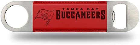 Rico Industries NFL Laser Engraved Bar Blade Faux Leather Laser Engraved Bar Blade - Great Beverage Accessory for Game Day