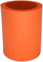 Blank Thick Foam Old School Can Cooler (4 Pack, Orange)