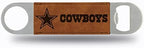 Rico Industries NFL Laser Engraved Bar Blade Faux Leather Laser Engraved Bar Blade - Great Beverage Accessory for Game Day