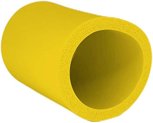 Blank Thick Foam Old School Can Cooler (12 Pack, Yellow)