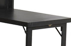 SEI Furniture Convertible Desk, 32.00 in. H x 22.00 in. W x 6.00 in. D, Black