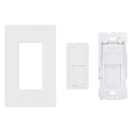 Lutron Pico Remote for Caseta Smart Switch, 2-Button Control , On/Off Control, For Table Top or Wallmount Use, with Wallmount Bracket and Wallplate, PJ2-2B-GWH-L01-BW, White