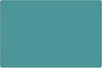 23.6'' by 15.7''Flexible Silicone Placemat Non Slip Waterproof Heat Resistant Dinner Table Mat (Dark Green-1 pcs)