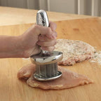 Butcher's Kitchen Impressor Meat Tenderizer and Flavor Infuser Meat Preparation Kitchen Tool