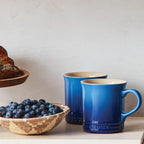 Le Creuset Stoneware Vancouver Mug, Set of 4, 14 oz. each, Marseille