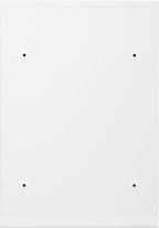 KYODOLED Locking Wall Mount Mailbox for Outside, Drop Box, X-Large, White | Heavy-Duty Steel, Outdoor Mail Box with Key Lock, Large Capacity, Home, Office & Apartment Use, 16.2H × 11.2L × 4.6W In