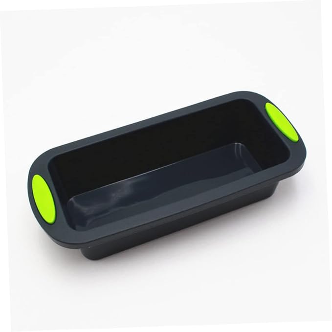 Ciieeo 1 Set Double Color Silicone Baking Round Toast Pan Non Stick Flexible Dishwasher Safe for Cake Bread Baking Black Color Easy to Clean Reusable
