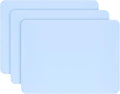 3Pack Silicone Sheet for Crafts, Resin Jewelry Casting Molds Mat, Food Grade Silicone Placemat, Multipurpose Table Protector, Nonstick Nonskid Heat-Resistant, Blue (15.7x11.8inch)