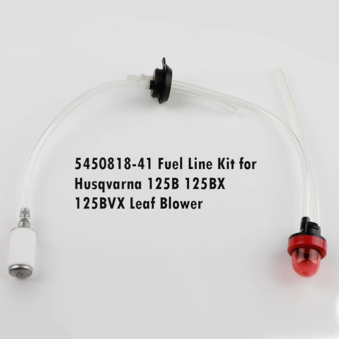 HUZTL 581798001 Fuel Line Kit Air Filter Kit Adjustment Tool for Husqvarna 125B 125BX 125BVX Leaf Blower