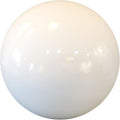 15cm/6inch Diameter Gazing Globe Mirror Ball,White Stainless Steel Polished Reflective Smooth Garden Sphere,Colorful and Shiny Addition to Any Garden or Home