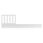 Oxford Baby Holland Modern 3-in-1 Island Crib to Toddler Bed Guard Rail Conversion Kit, Snow White, GreenGuard Gold Certified