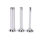 3-Piece Sausage Stuffer Tubes Set for #5 Stuffer | Durable Stainless Steel Sausage & Meat Stuffer Funnels,Interchangeable Tubes for Home Kitchen Sausage Making