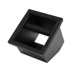 watchget Bottomless Espresso Knock Box, Built-in Coffee Ground Container | Detachable Rubber Rod; Desktop Waste Bin; Waste Bucket for Commercial Coffee Bar Shop; Trapezoid Bottom