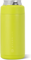 HydroJug Slim Can Cooler 12 oz, Stainless Steel Can Holder, Lemon Lime