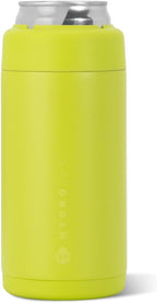 HydroJug Slim Can Cooler 12 oz, Stainless Steel Can Holder, Lemon Lime