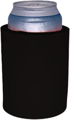 Blank Thick Foam Old School Can Cooler (4 Pack, Black)