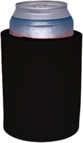Blank Thick Foam Old School Can Cooler (2 Pack, Black)