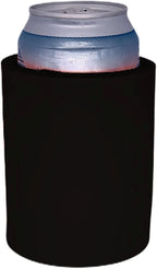 Blank Thick Foam Old School Can Cooler (2 Pack, Black)
