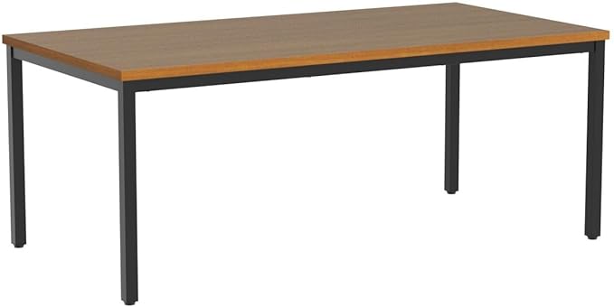BIBOC Large Computer Desk Modern Simple Style Table 36X72 inches Office Desk Sturdy Writing Workstation Office Desk Writing for Home Office Desk Workstation Wide Metal Sturdy Frame