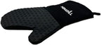 Nexgrill Silicone Oven Mitt, Heat-Resistant BBQ Glove with Hanging Loop, Non-Slip Grill Glove for Kitchen, Baking, and Outdoor Grilling, Black - 530-0025