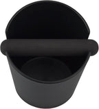 HOMEE Coffee Knock Box 4.8 Inch Barista Style Knock Box With Removable Bar | Round Shock-Absorbent Durable With Removable Knock Bar and Non-Slip Base Gift