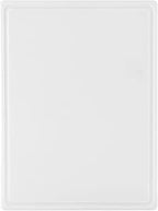 Farberware Cutting Board for Kitchen, Extra Large 15 x 20 Inch Plastic Cutting Board with Deep Juice Groove, Reversible, Dishwasher Safe, White