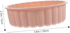SECFOU 2pcs Food Grade Silicone Cake Pan Round Nonstick for Tart and Cheesecake Baking Up