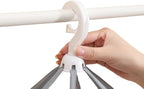 Foldable Drying Net for Vegetables, Fish, and Dehydrated Goods, Multi-tiered Food Drying Net, Versatile Drying Rack, Windproof Design, Zipper Closure for Insect Protection (White, Triple Layer)