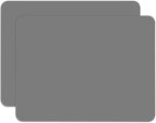 Gartful 2 Pack Silicone Crafting Mats, 15.7" x 11.8" Silicone Mat for Crafts, Large Heat Resistant Sheet for Jewelry Casting Molds, Epoxy Resin, Painting, Counter Table Protector, Placemat, Dark Gray