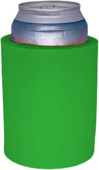 Blank Thick Foam Old School Can Cooler (Neon Green)
