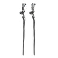Lurrose Metal Hair Sticks for Women 2Pcs Chinese Hairpins Vintage Hair Jewelry Accessories for Buns and Styling 6.69In Durable Chopsticks with Geometric Design