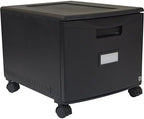 Storex 61264B01C File Cabinet, 1-Pack, Black