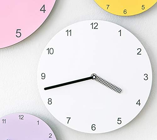 Stephanie Imports Modern Minimalist White & Black Wall Clock