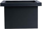 watchget Bottomless Espresso Knock Box, Built-in Coffee Ground Container | Detachable Rubber Rod; Desktop Waste Bin for Commercial Coffee Bar Shop
