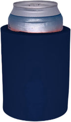 Blank Thick Foam Old School Can Cooler (Navy Blue)