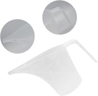 4 Pack Plastic Funnel Pitcher,Measuring Cup with Long Spout,Large Capacity Easy Pour Cup,Perfect for Bakeware Mold,Oils,Watering Plants(1000ml)