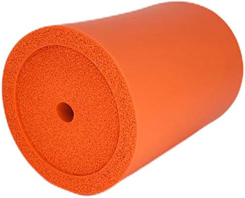 Blank Thick Foam Old School Can Cooler (12 Pack, Orange)
