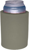 Blank Thick Foam Old School Can Cooler (6 Pack, Gray)