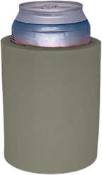 Blank Thick Foam Old School Can Cooler (12 Pack, Gray)